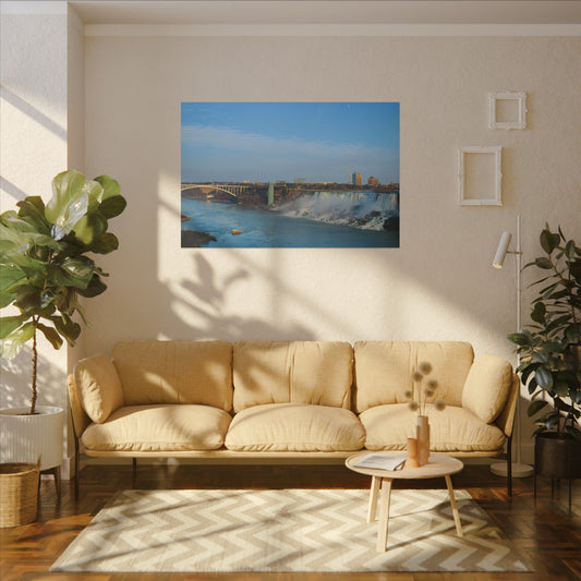 Niagara Waterfall: Nature Art Canvas Print